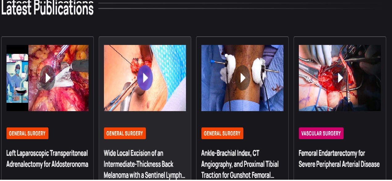 surgical Video Articles JOMI Video Journal Peer Reviewed