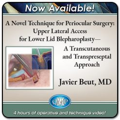 A Novel Technique for Periocular Surgery: Upper Lateral Access for Lower Lid Blepharoplasty - A Transcutaneous and Transpreseptal Approach