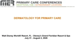 MER Primary Care Conferences Dermatology for Primary Care Jul 31 – Aug 02, 2026